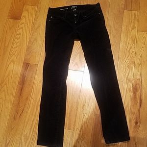Ann Taylor Loft Black cordoroy in Modern Slim cut
